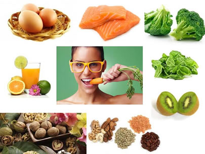 frutas e legumes para saude ocular