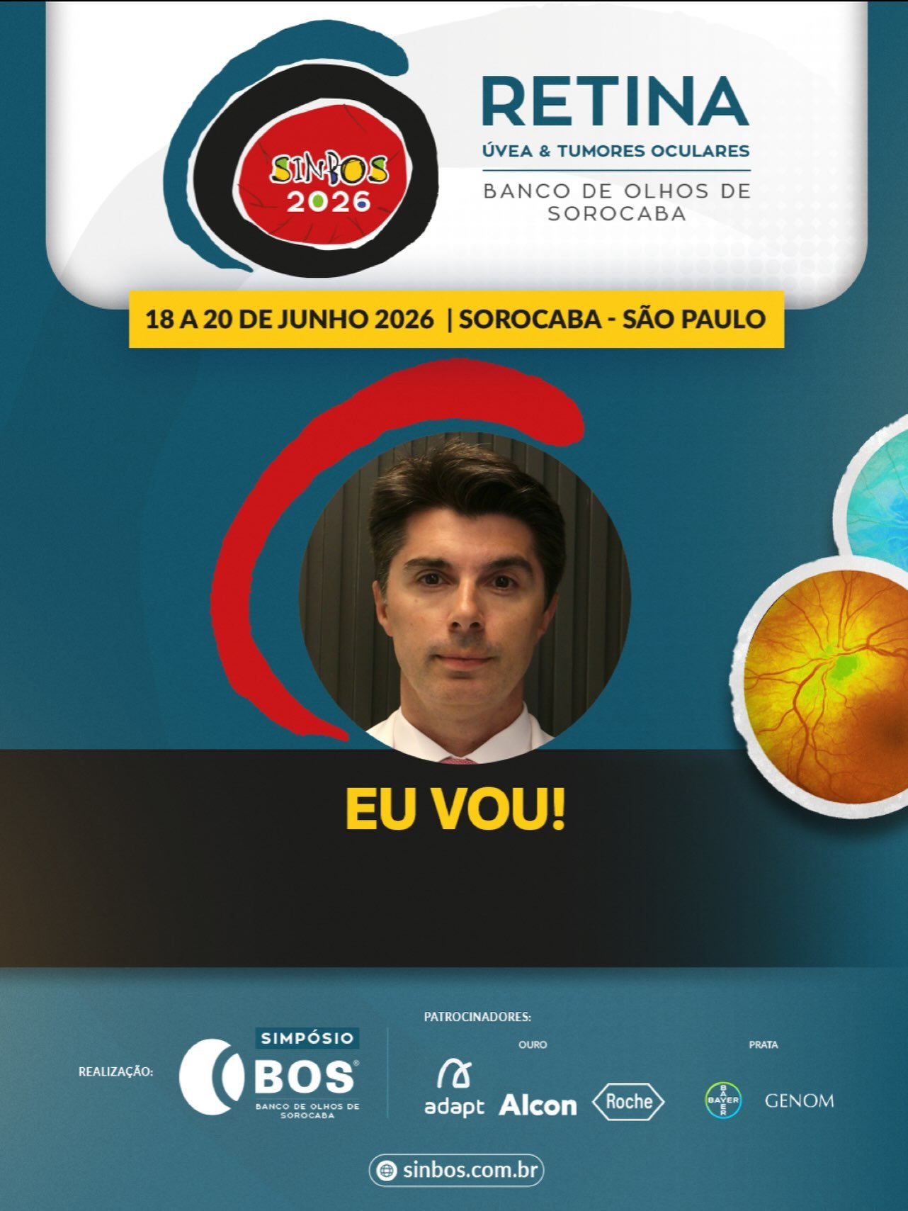 Dr. Alexandre Grandinetti participa do Simpósio do Banco de Olhos de Sorocaba e apresenta caso de Retina Pediátrica e Trauma